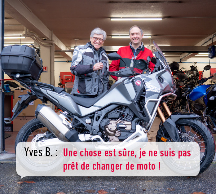 Yves B. et son Africa Twin